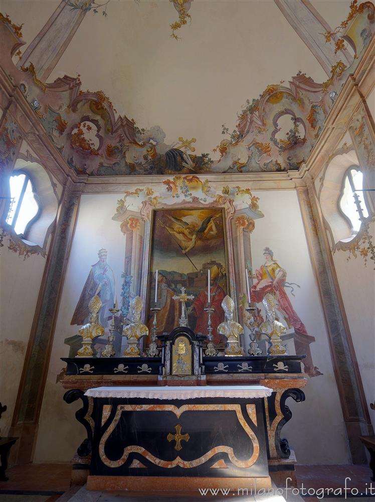 Busto Arsizio (Varese, Italy) - Altar of the Church of San Gregorio Magno at the Cemetery